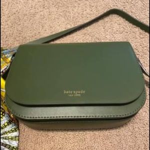 Kate Spade green crossbody purse